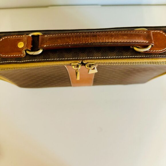AUTHENTIC RARE CELINE MACADAM CANVAS AND LEATHER LAPTOP CASE VINTAGE MC97 ITALY - Picture 6 of 14